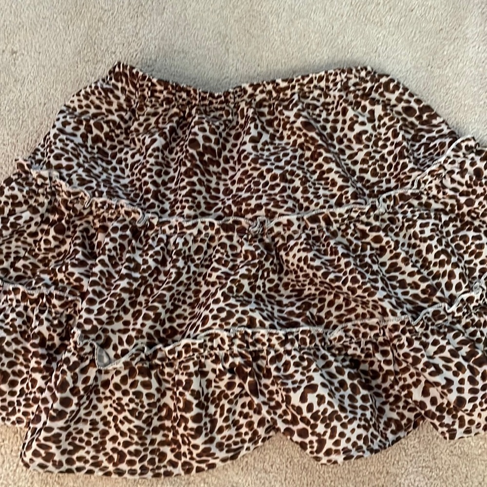 Cheetah Print skirt. Willing to negotiate
